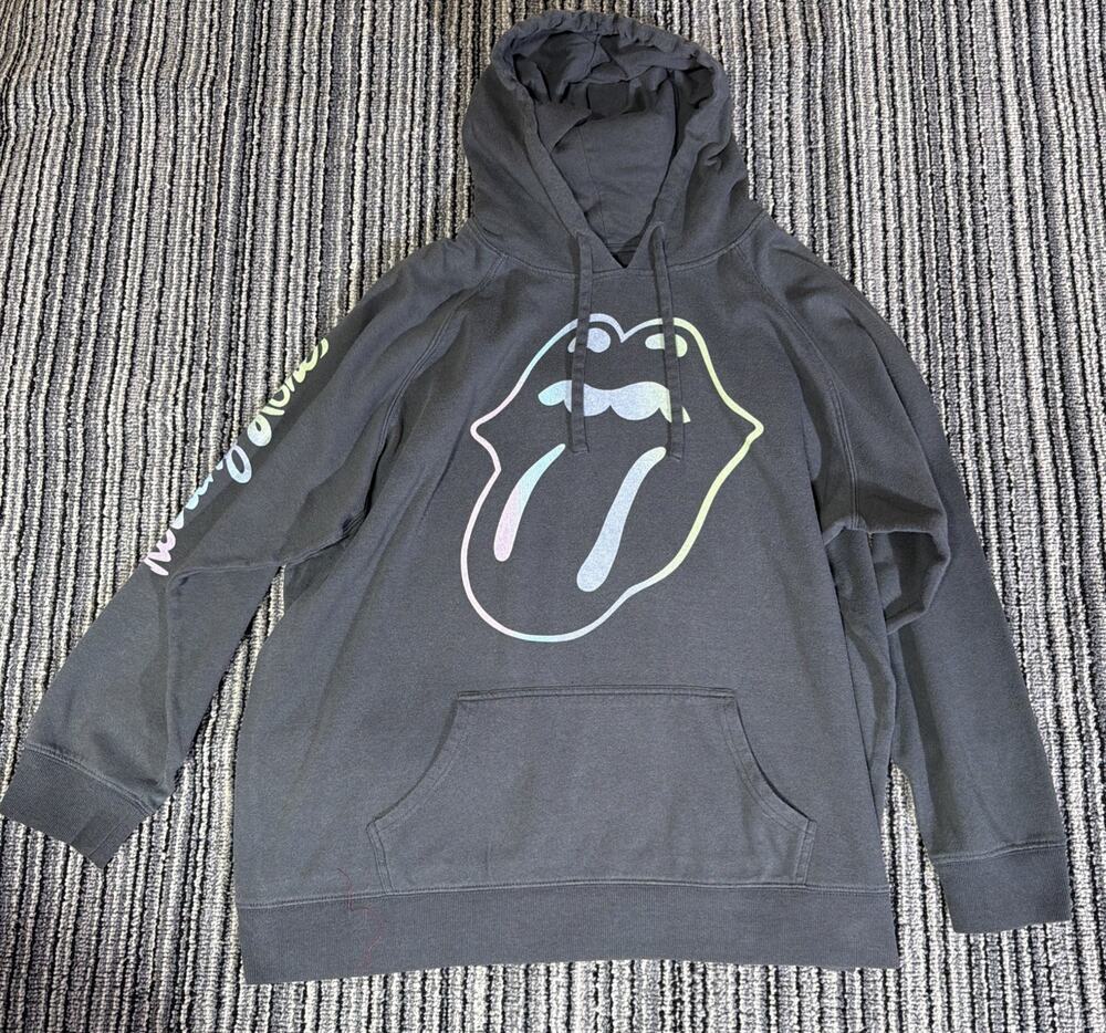 Rolling Stones New York City 1975 Hoodie Sweatshirt 3XL